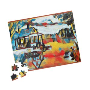 110 Piece Cabin on the River Puzzle