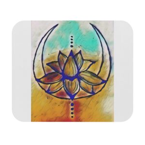 Lotus moon Mouse Pad