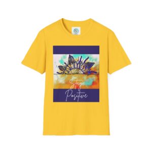 Stay Positive Lotus Flower T-Shirt